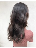 モルニ(MORNI)&nbsp;グレージュ_マロンベージュ Aラインボブ かきあげ