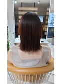 20代～30代シンプルストレートくびれヘア似合わせカット［仙台］