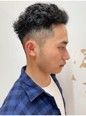 スパイラルパーマ刈り上げフェードスペインカール元町三宮