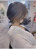 ショートヘアー×インナーカラー♪