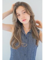 ガリカ シーム(Gallica/SEAM)&nbsp;かきあげ前髪/大人巻き/ニュアンスセンターパート/ブランジュ