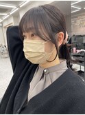 イメチェン/チェリーブラウン/フェミニン/ダークアッシュ/束感