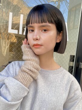 リアンカ(LIANCA) 【LIANCA】ボブ×透明感地毛風カラー