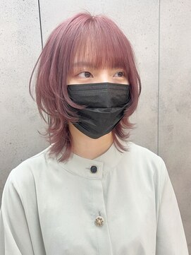 ユーフォリア 池袋東口駅前店(Euphoria) 【Mizuki指名で叶う♪】ピンク可愛いショートウルフ : )