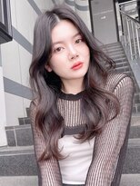 アルバム 新宿(ALBUM SHINJUKU)&nbsp;くびれヘア_斜めバンググレージュカラーシルキーベージュ_69209