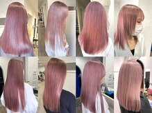 【pink color】くすみピンクカラーはあオススメカラー♪【四日市/髪質改善/ブリーチ/ダブルカラー】