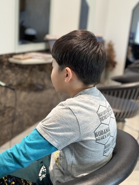ビジョルノ つくばみどりの店(Begiorno) キッズカット　刈り上げツーブロック前下がりマッシュ