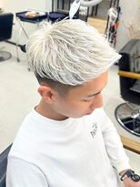 アリープパロット(ALEAP parrot)&nbsp;メンズカラー/ブリーチ/ホワイト【ALEAP parrot/多賀】