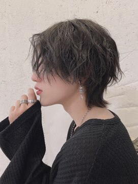 ネクストネオ 静岡(NEXT NEO) NEXTNEO櫻田】センターパートウルフ ツイストスパイラルパーマ