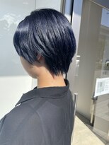 ビーヒアナウ N゜02 金沢鞍月店(BE HERE NOW)&nbsp;デザインカラー×丸みショート