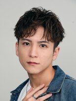 原宿センターパートウルフカットツイストスパイラルパーマゆるめ