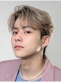 韓国センターパートコンマバングカルマパーマニュアンスパーマ