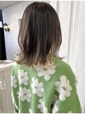 福山市美容室Caary20代30代似合わせカットセミロングヘア