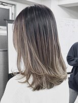 ネオリーブサイン 大森店(Neolive sign) バレイヤージュカラー ミルクグレージュ