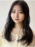 ゆるカワ2wayバング ロングスタイル