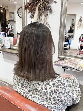 ヘアメイク アンフィ(amphi) ブリーチしないライトナーグラデーションカラー..~**.