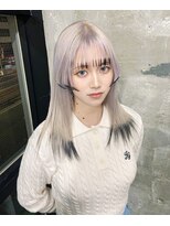 ガルボ ヘアー(garbo hair)&nbsp;裾カラーハイトーン艶髪