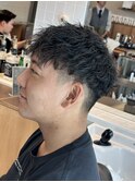 ツイストスパイラルパーマ/メンズショート/マッシュ/ツイスト