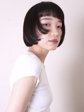 ヨファ ヘアー 芦屋店(YOFA hair) 似合わせカット20代30代40代50代ワイドバングショート0802