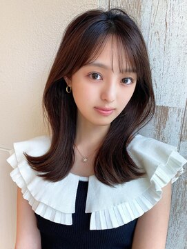 ラルユー 金山(LallYou) 2wayバングでイメチェン！顔まわりレイヤーくびれヘアが人気