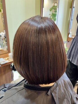 タックバイハレ たまプラーザ(takk by Hale) [takk]髪質改善縮毛矯正/チェリーブラウン/ホワイトグレージュ