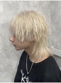 ハイライト/マッシュパーマ/ウルフ/アッシュブラック/八王子駅