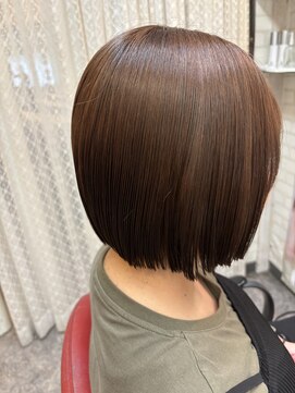 ロマンヤカタ ファース(ROMAN YAKATA fars) 髪質改善　切りっぱなしボブ　Aujuaトリートメント@田代11/3