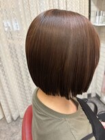 ロマンヤカタ ファース(ROMAN YAKATA fars) 髪質改善 切りっぱなしボブ Aujuaトリートメント@田代11/3