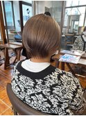 襟足スッキリショート/ショートヘア/ミルクティーベージュ/堺東