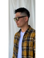 バーバーコモンズ(BARBER COMMONS)&nbsp;アップバングフェードスタイル