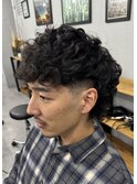 【WAVY】外国人風マレットヘア