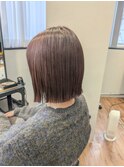 ＊切りっぱなしボブ