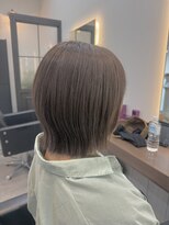 ジーズ(G's)&nbsp;切りっぱなしボブ/ベージュ系カラー