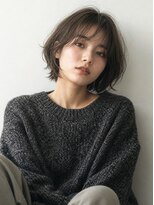 フルショウ アシヤ(FURUSHO ASHIYA) ショートボブハッシュレイヤーボブオリーブベージュ