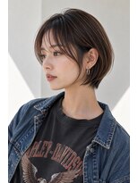 ウィールール 札幌店(WE RULE)&nbsp;前髪ストレートで大人ショートボブ