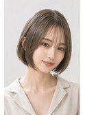 縮毛矯正で叶う髪質改善オリーブカラー