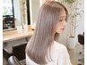 【ブリーチ毛でも艶】髪質改善プレミアムストレート+カット ¥34500