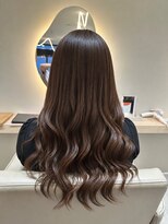 ルーチェココ ブラン(Lu'ce coco blanc) アッシュオリーブブラウン×ロングスタイル