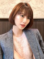 ロンド 銀座(Lond)&nbsp;☆春日☆縮毛矯正ミルクブラウンダウンバングダークパープル61