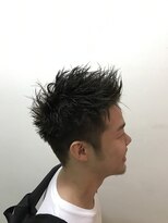 パティオンツー(PATIONN2)&nbsp;イメチェン！メンズネープレス無造作マットツーブロックスタイル