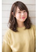 バレイヤージュデジタルパーマショート×ノーブルクラシカルロブ