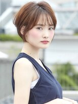 フォンズ(FONS)&nbsp;乾かすだけでまとまるレイヤーショート_耳かけ_小顔になれるヘア