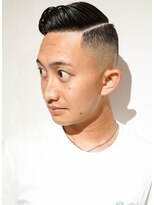 リーブラウン(Re:BROWN)&nbsp;フェードカットハードパートサマーカットジェントルマンスタイル