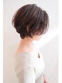 【ミキ】ふんわり前下がりショートボブ