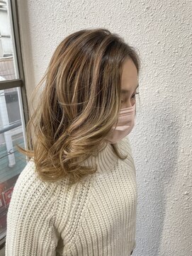 ディー エメ(D-aimer-) ３Dバレイヤージュカラー・ベージュ