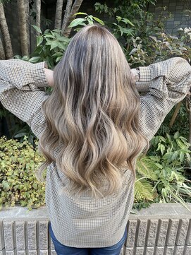 レディアル 大宮(REDEAL ope.) 【ハイライト】ベージュハイライトバレイヤージュ