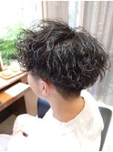 神戸メンズツイストスパイラル　波巻き　シークレットパーマ