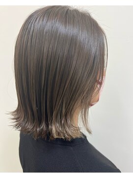 アールモンドヘア新世界 【北見】#切りっぱなしボブ#ぱっつんボブ#ボブ