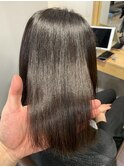 縮毛矯正 ミディアムヘア