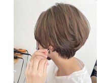 ソリヘア(soli hair)の雰囲気（白髪ぼかしカラーであか抜けヘアに！ショートお任せください♪）